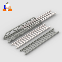 国产小颗粒积木带侧支的梯子11299消防云梯15118场景轨道桥梁零件