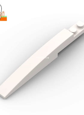 国产小颗粒积木斜面1x10长弧形斜坡85970零件DIY配件13731长斜砖