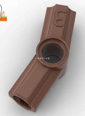 国产小颗粒积木157.5度3号角度联轴器连接件32016科技零件DIY配件