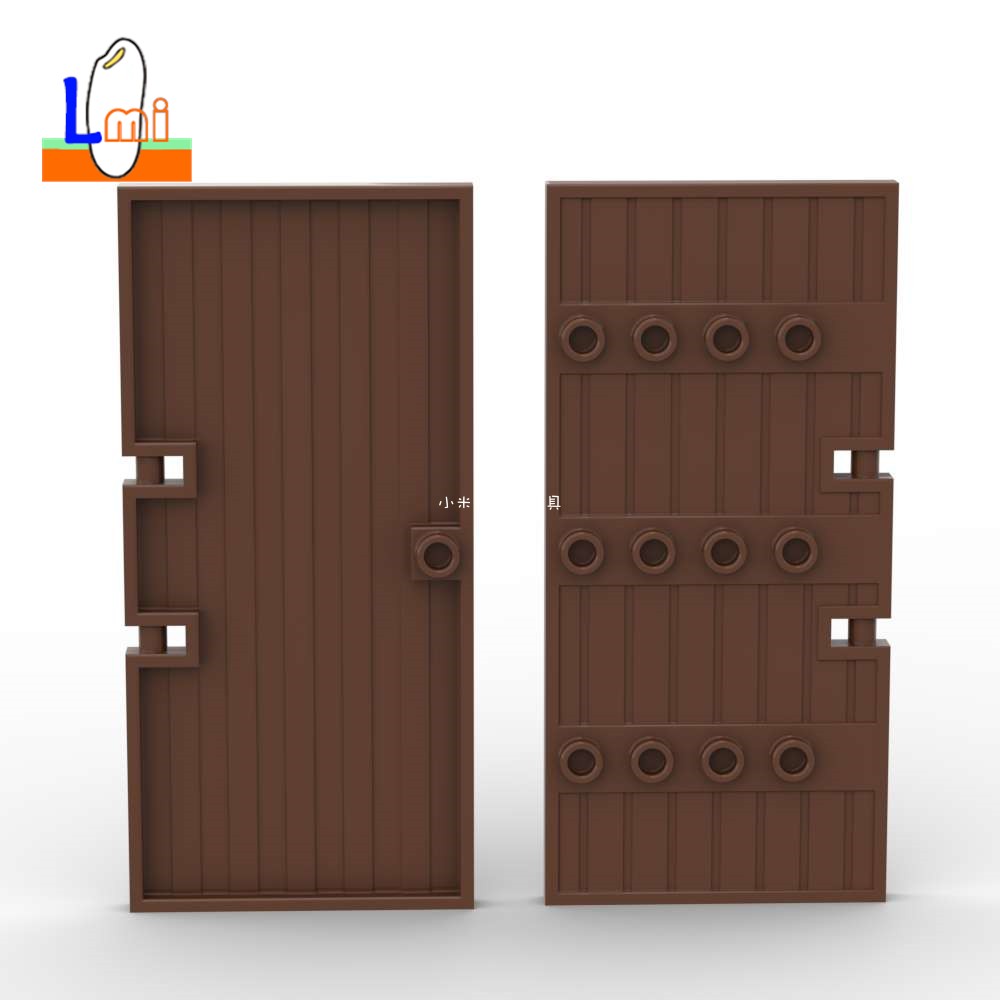积木1x5x10大木门古堡城堡城门