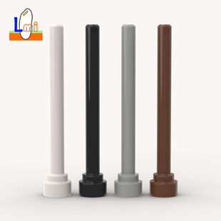 国产小颗粒积木天线圆棒棍棒旗杆3957零件条形配件杆子武器装饰