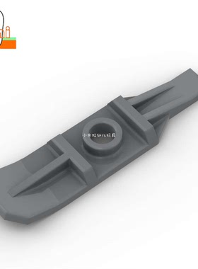 国产小颗粒积木雪撬板滑雪板滑水板99774零件人仔用品配件雪地鞋