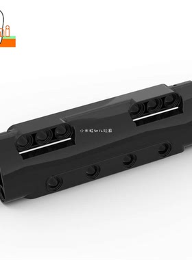 国产小颗粒积木11x3x2弧形科技面板汽车表层11954零件DIY飞船配件