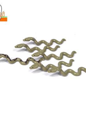 国产小颗粒积木小蛇眼镜蛇30115配件毒蛇38801斑纹蛇响尾蛇零件