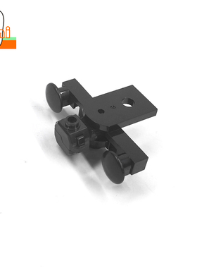 国产小颗粒积木轨道列车火车磁力连接件64424c01零件磁石牵引配件