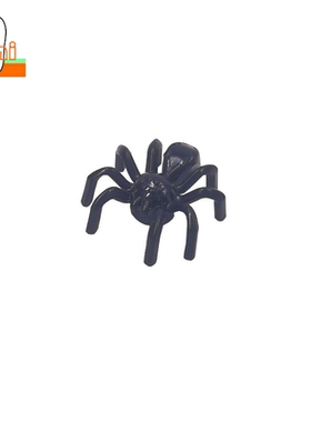 国产小颗粒积木昆虫长腿蜘蛛29111零件MOC场景特殊配件万圣节道具