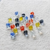 饰 饰玻璃球弹珠摄影柜台装 稀有颜色玻璃珠14mm圆球 花瓶装