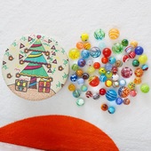 儿童礼物玻璃球组合儿童弹珠生日礼盒鱼缸花瓶装 饰玻璃珠珍藏版