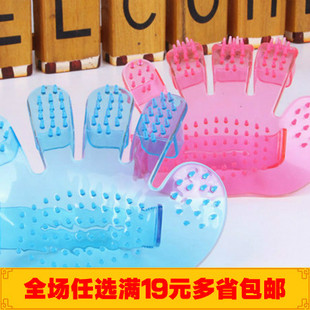 促销宠物五指洗澡刷 手掌刷狗狗澡刷 狗狗沐浴刷子 按摩清洁用品