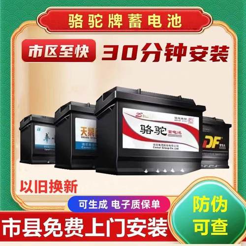 原装正品蓄电池骆驼蓄电池电瓶