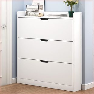 门边鞋柜超薄翻斗鞋柜17cm门口客厅家用多层斜插式简约鞋架省空间