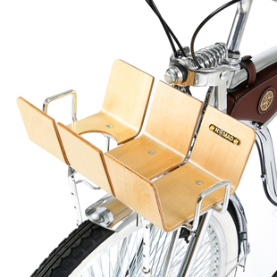 NOMAD原创设计自行车前框可升降调节简约设计自行车通用车篮车框