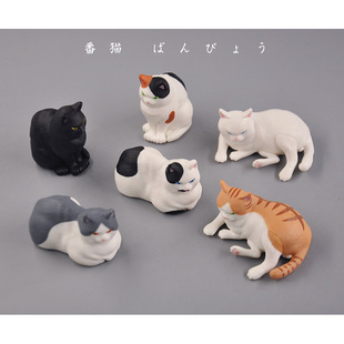 Tarlin日本扭蛋 正版散货 番猫凶狠守护猫 可爱小花猫 收藏EPOCH