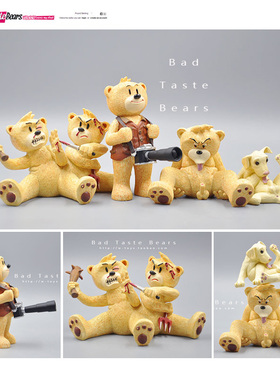 Bad Taste Bears 重口味英国BT3坏坏熊泰迪熊流氓熊6寸手办模型