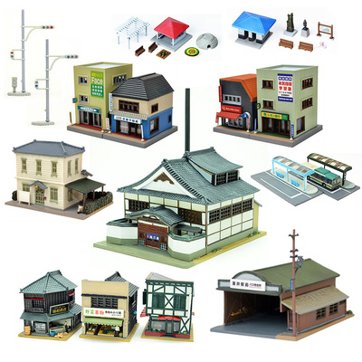 TOMYTEC初代建筑模型缩微场景