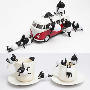 正版散货！杯口杯沿 边水之城 马来貘 Q版可爱公仔 杯子上的缘子