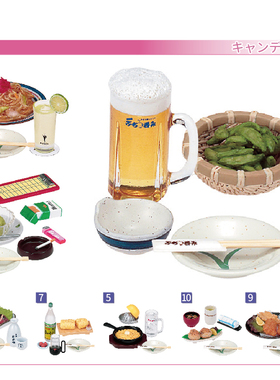 Re-ment日本正版散货！食玩微缩模型 居酒屋日料大口吞绝版老货H1