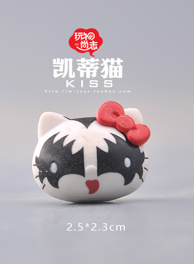 摆件桌面凯蒂猫kissc乐队可爱