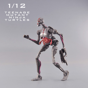 Playmates彩星正版散货 忍者神龟模型 朗格 6寸可动人偶复古收藏