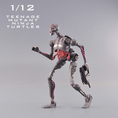 忍者神龟模型朗格6寸可动人偶