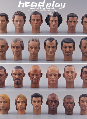 Headplay正版散货1 兵人头雕 1/6 1:6 潮流兵人 亚洲明星影星军事