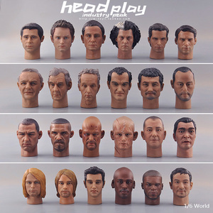 Headplay正版散货1 兵人头雕 1/6 1:6 潮流兵人 亚洲明星影星军事