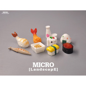 迷你食玩摆件 无聊了 想吃日本寿司了 模型微景观DIY手工场景配件