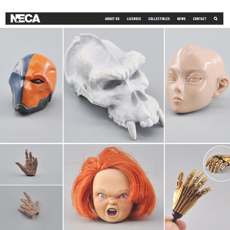 neca正版散货头雕杰森可动人偶