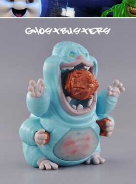 捉鬼敢死队精神释放 蓝色幽灵蒙彻 可动人偶手办模型 正版散货