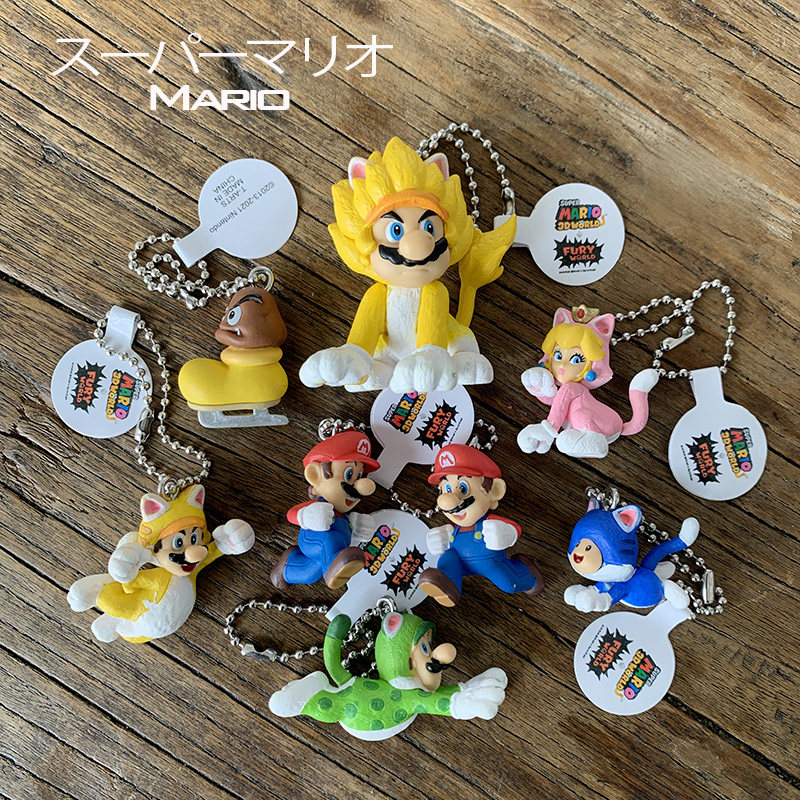 日本正版散货 超级马里奥超级玛丽周边挂件公仔手办日版扭蛋玩具
