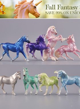 Breyer布雷耶正版散货 1:32独角兽神话马仿真动物模型马展收藏