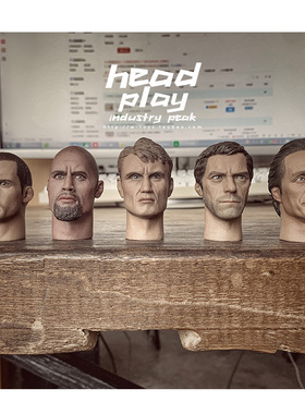 Headplay正版散货2 兵人头雕 1/6 1:6 潮流兵人 亚洲明星影星军事