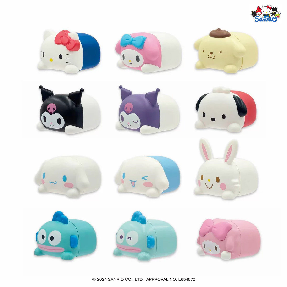 日本正版代购三丽鸥趴趴人物限定糖果袋限量版凯蒂猫库洛米布丁狗