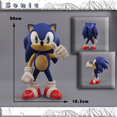 散货瑕疵严重款 绝版 龙珠悟空空心搪胶巨大玩偶 索尼克 散货