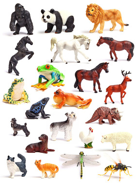 美国正品散货Blip toys 仿真野生动物模型玩具恐龙套装大全