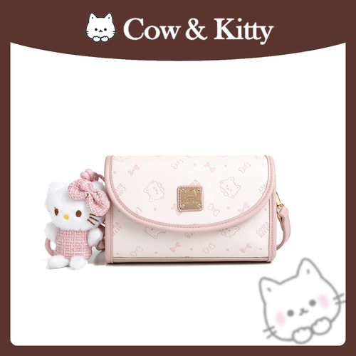 正品CowKitty女包2026新款单肩斜挎女包时尚简约通勤百搭斜挎包女