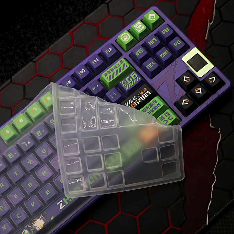 天翅键盘膜适合瓦尔基里VK87机械键盘保护膜软硅胶防尘套罩子