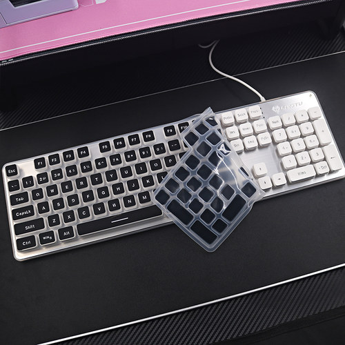 天翅键盘膜适合键盘膜适合狼途LT3 LT820 LT600键盘保护膜硅胶防尘防水套