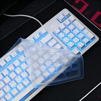 天翅键盘膜适合罗技K848 K868机械键盘保护膜硅胶防尘套全覆盖罩