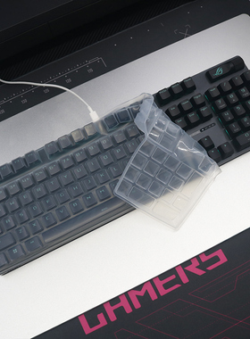 天翅键盘膜适用于ROG游侠2RX机械键盘2NX/RX防水保护膜XA12按键防尘垫台式电竞键盘防护膜