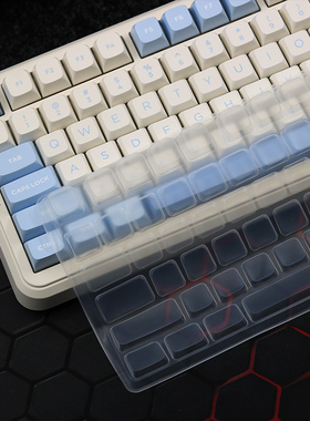 键盘膜仅适合迈从K99 V3 V2晴空蓝键盘保护膜防尘硅胶套罩子