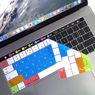 Pro A1989 air笔记本键盘保护膜硅胶键盘套配件A1706 A1707 Bar13 A1990 苹果15英寸新MacBook a2159 Touch