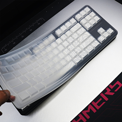 天翅包边键盘膜适合前行者X87 HE PRO机械键盘保护膜X87s防尘套