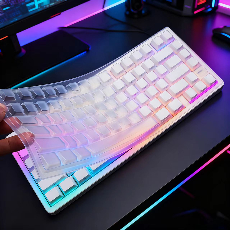 天翅键盘膜适合VGN 霓虹75机械键盘保护膜硅胶防尘套罩子