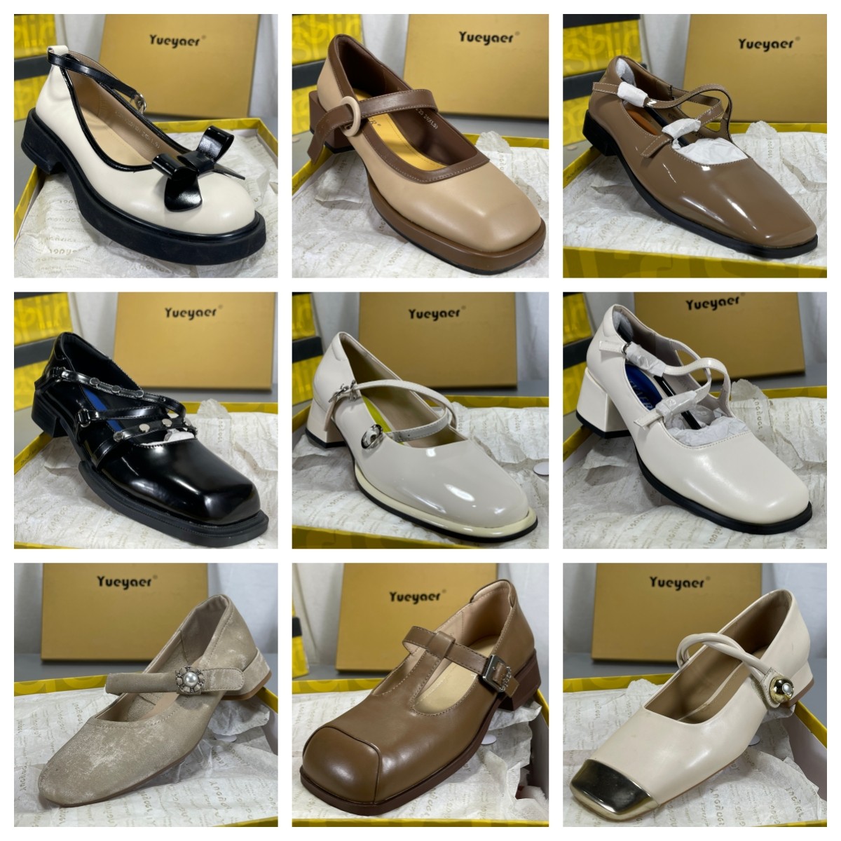月芽儿撤柜断码真皮女鞋厚底玛丽珍鞋春浅口圆头一字扣平底单鞋女,女鞋,玛丽珍鞋,淘宝优惠券,粉丝福利购,淘宝优惠卷