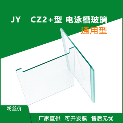 君易玻璃板JY-SCZ2+型电泳玻璃 垂直槽玻璃板 100×100mm通用君意