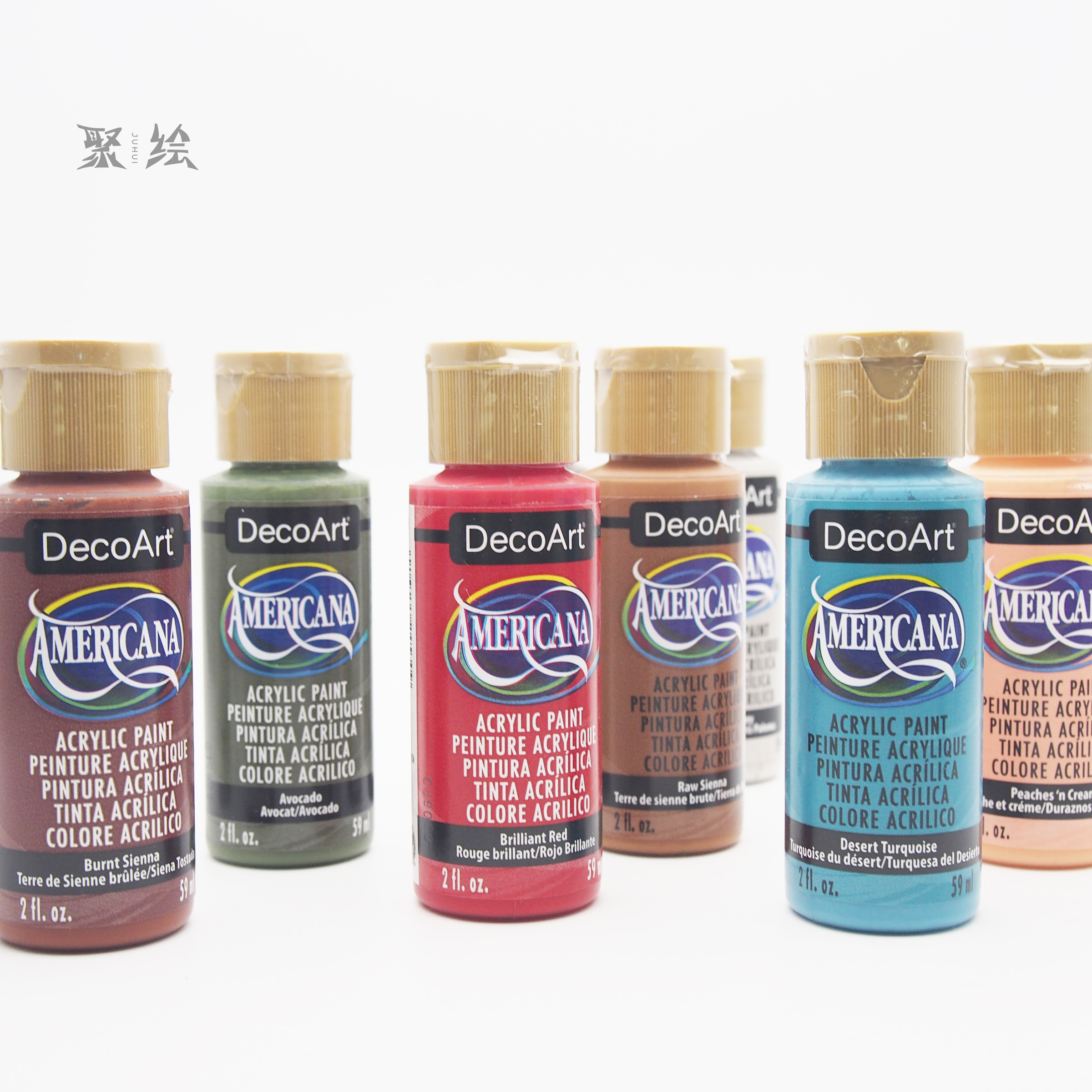 DA25~DA48 美国DecoArt 进口Americana压克力颜料DA颜料丙烯瓶装 文具电教/文化用品/商务用品 丙烯颜料 原图主图