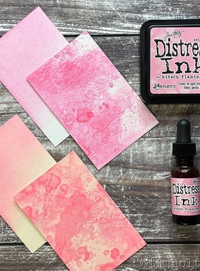 Ranger Distress ink印台水性印泥tim holtz手帐剪贴热缩复古旧色