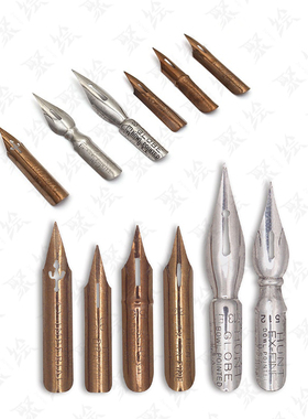 美国 speedball Hunt英文书法笔尖蘸水笔多种字体单只装