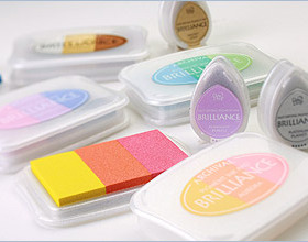 日本Tsukineko月猫 珠光印台 水性颜料BD水滴印台链接2黑白灰色